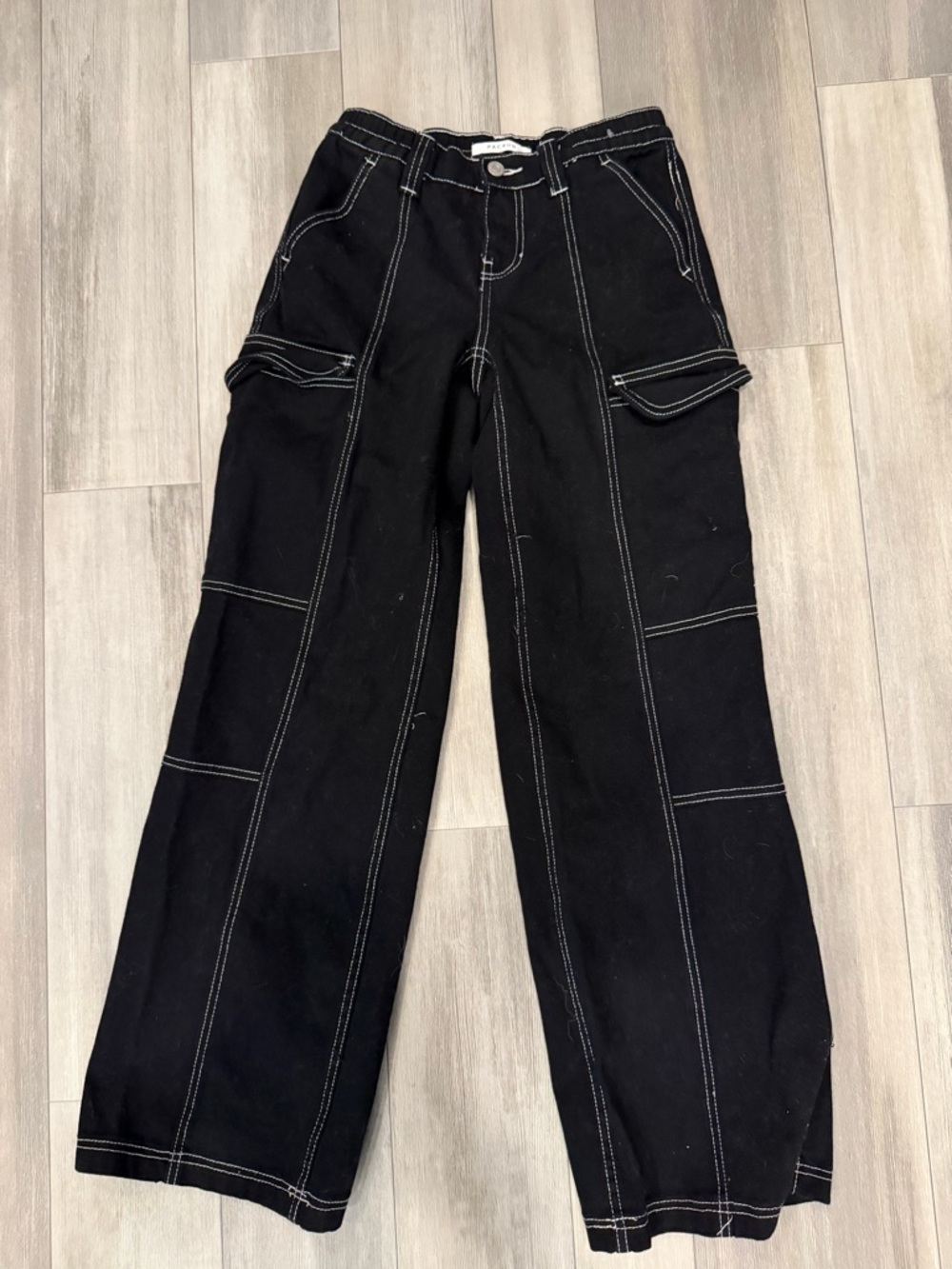 PacSun Black Pants with White Contrast Stitching